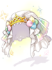 Costume Rainbow Veil