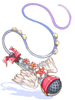 Bloody Floral Decoration Microphone