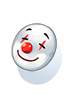 Costume Happy Pierrot Mask