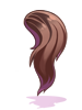 Costume Straight Pony Black