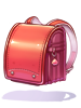 Costume beginners red backpack