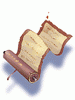 Drooping Gunslinger Scroll