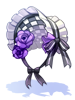 Costume Mono Gothic Bonnet