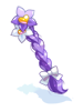 C Side Pigtail Purple