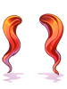 C Loose Wave Twin Red Mid