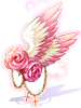 C White Bird Rose