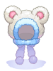 C Snow Bear Hood
