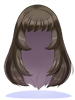 Rental C Straight Long Black