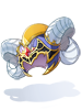 Costume great dracula horns