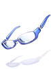 C Under Rim Glasses Blue
