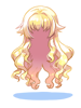 C Flowing Long Blonde