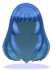 C Straight Long Blue