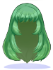 C Straight Long Green