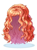 Costume Firm Wave Hair(Red)