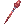 Crimson One-Handed Staff