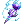 Patent Blue Crystal Staff