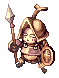 Gold One-Horn Scaraba